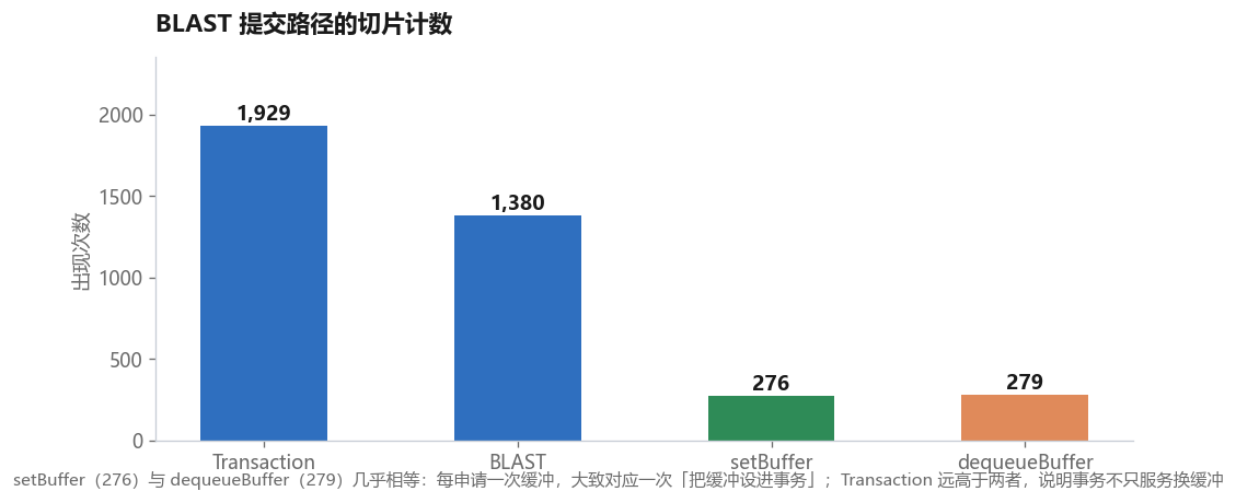 BLAST 提交路径的切片计数