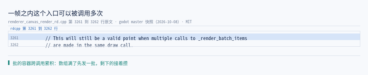 renderer_canvas_render_rd.cpp:3261–3262 原文：一帧内这个入口可以被多次调用