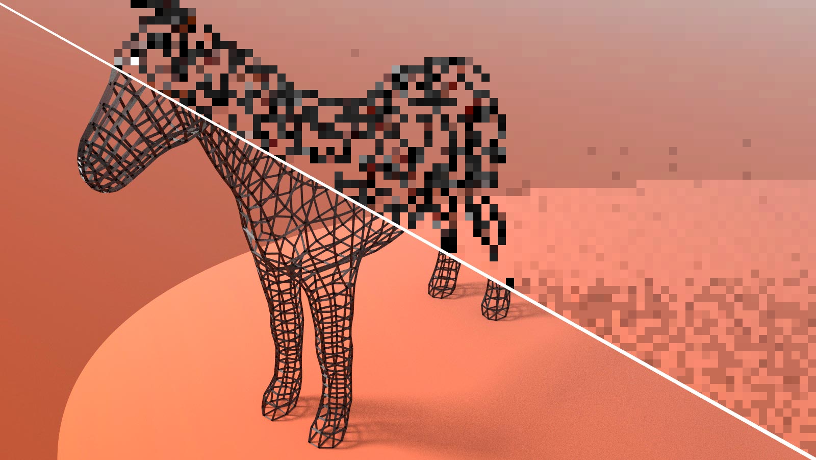 抗锯齿效果对比：采样点越多，边缘越平滑也越贵