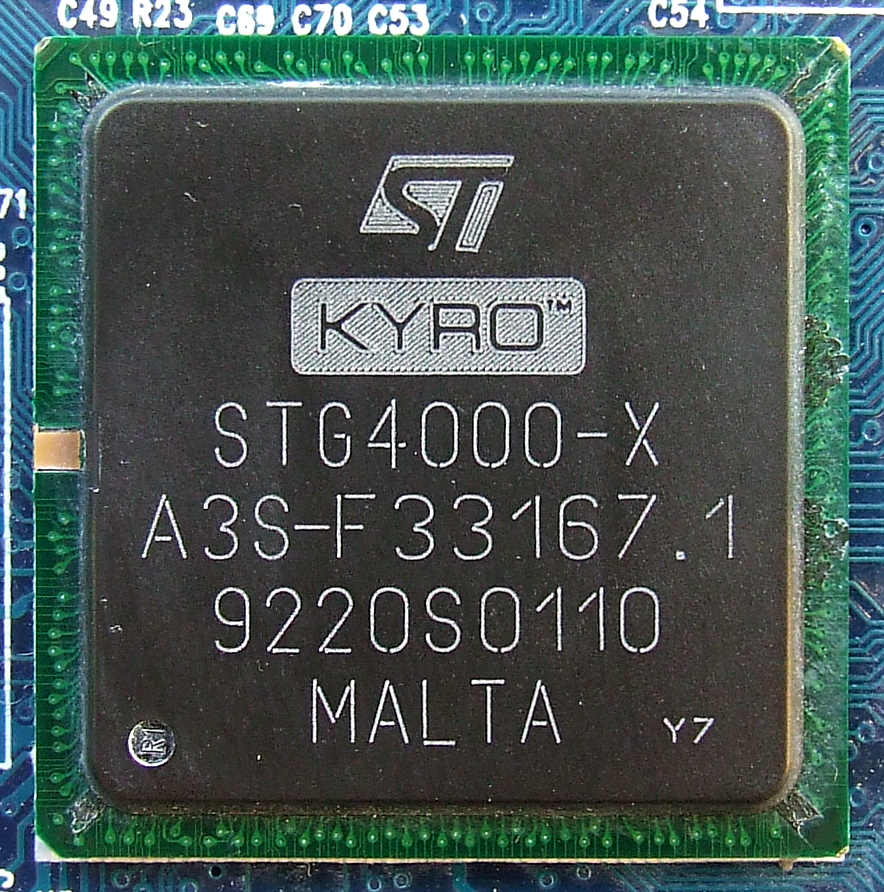 PowerVR Kyro 芯片实物：TBDR 的开山代表