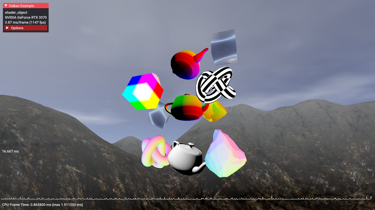 shader object 官方样例
