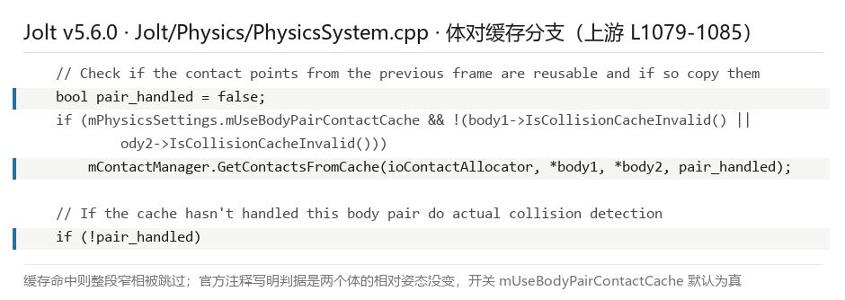 体对缓存分支