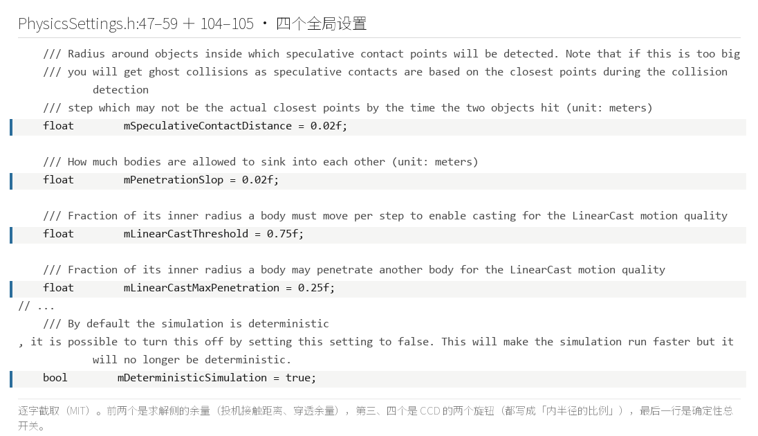 四个全局设置