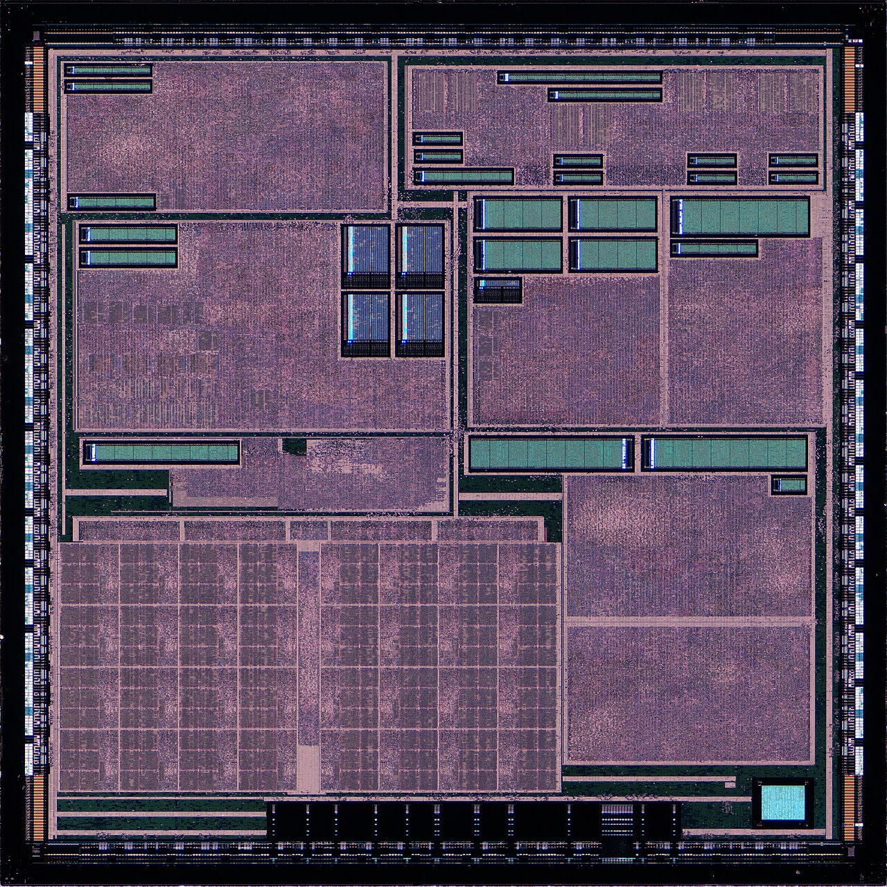 PowerVR Series2（CLX2）芯片裸片微距