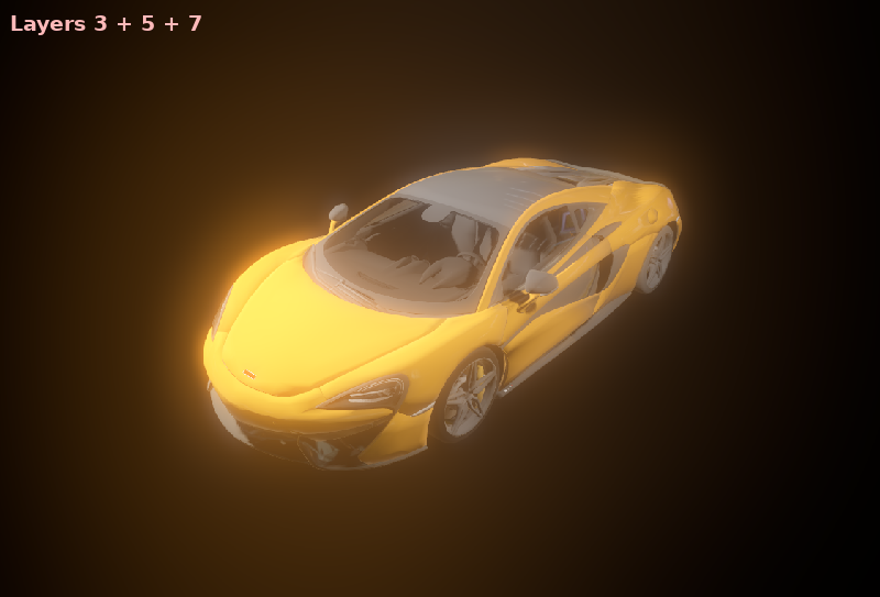 引擎中的 glow layers：Bloom 在多级尺度上的分层叠加