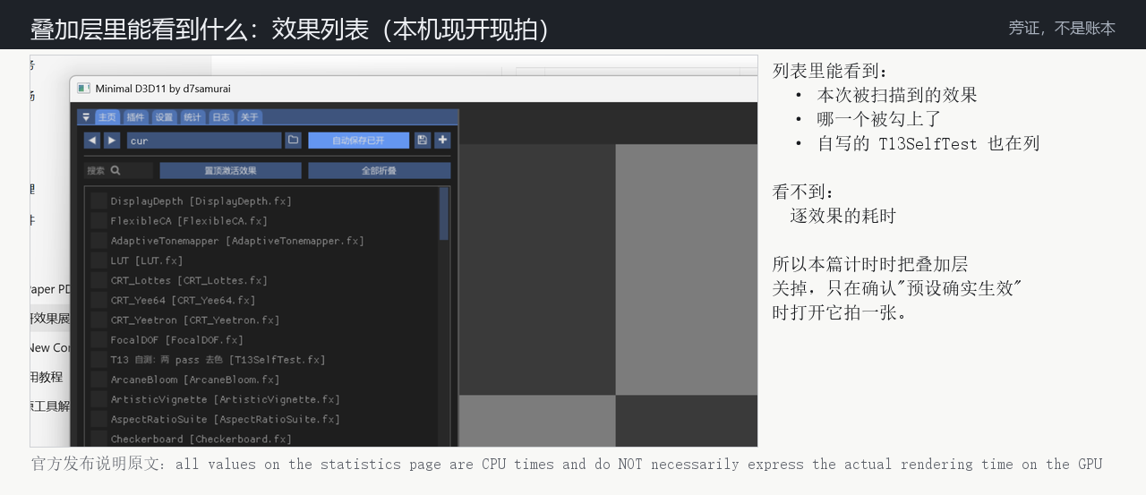 叠加层里能看到什么